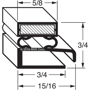 FOOD WARMING EQUIPMENTGASKET, 25-3/8" X 56-1/8"
