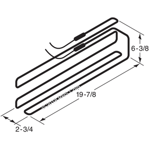 CONTINENTALDEFROST HEATER, 115V, 500W