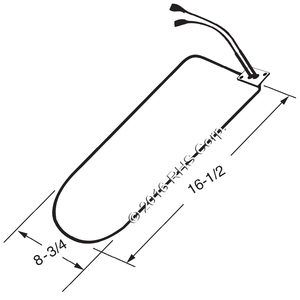 DUKEHEATER ELEMENT, 115V, 750W