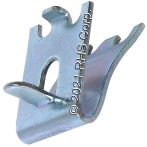 HOWARD MCCRAYSHELF CLIP, ZINC PLATED