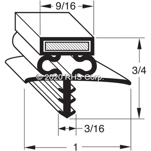 IMPERIAL BROWNGASKET, 35" X 83" MAG 3 SIDES