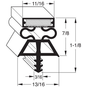 INTERNATIONAL COLD STORAGEGASKET, 32" X 79" OD