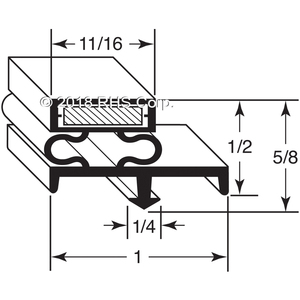 INTERNATIONAL COLD STORAGEGASKET, MAG 37-1/2" X 78-1/4", 3S