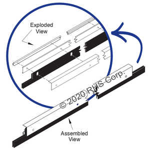 AMERICAN PANELSWEEP, 30" GASKET ASSY
