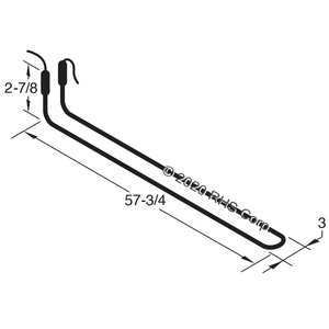 WITTDEFROST HEATER, 240V, 900W