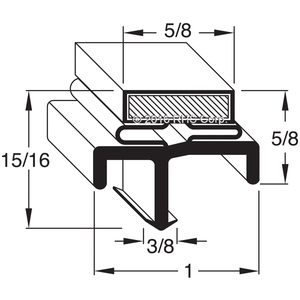 AMERICAN PANELGASKET MAG 34-1/4" X 74-1/2", O.D.