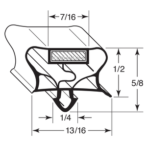 AMERICAN PANELGASKET, 30-5/8" X 44-3/4", O.D.