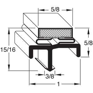 AMERICAN PANELGASKET 62-3/4 X 78 3 SIDED