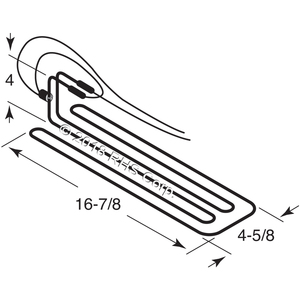 HUSSMANNHEATER, 115V, 325W, W/ T-STAT