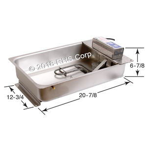 HUSSMANNCONDENSATE PAN, 240V 1000W 15QT