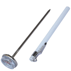 MILJOCOTHERMOMETER, 0 TO +220, 5"