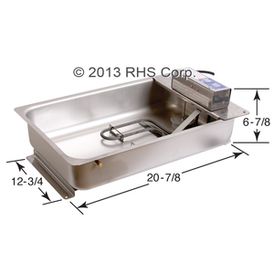 FISHERCONDENSATE PAN, 240V, 1500W, 15QT