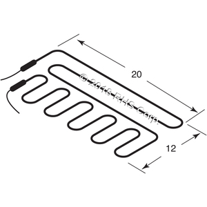 GLENCODEFROST HEATER, 120V, 550W