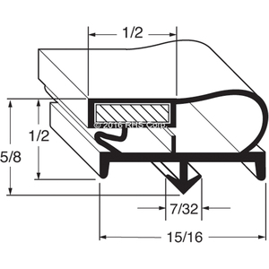 GLASTENDERGASKET, 22-3/8" X 32" AC