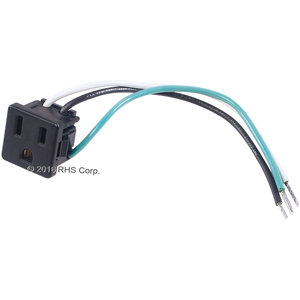 GLASTENDERRECEPTACLE, 115V FEMALE