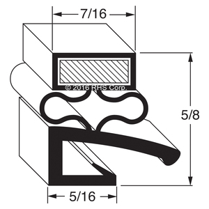 HOBARTGASKET, 30-1/2" X 33-1/2" R/M