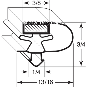 KELVINATORGASKET, 25-1/8" X 24-3/4"