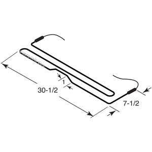 LEERDEFROST HEATER, 115V, 850W