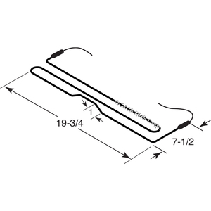 LEERDEFROST HEATER, 115V, 400W