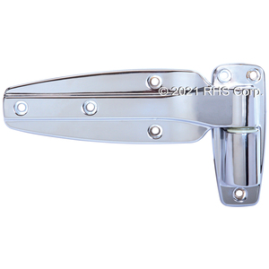 LEERHINGE, FLUSH OFFSET CHROME