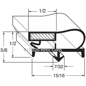 LEERGASKET 28-1/8 X 47-3/16 SANTO