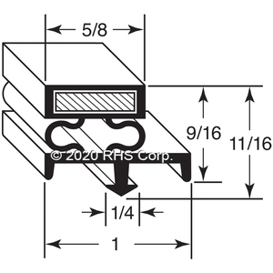 LEERGASKET, 44" X 78-1/2", 3S