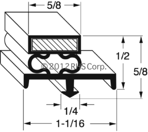 JORDON-FOGELGASKET, 22-1/2" X 51-1/2"