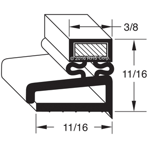 JORDON-FOGELGASKET, 24" X 49-1/2"