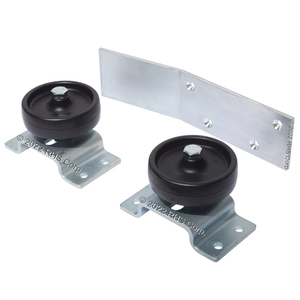 Stainless steel floor roller guide for sliding doors - Slidup 2000