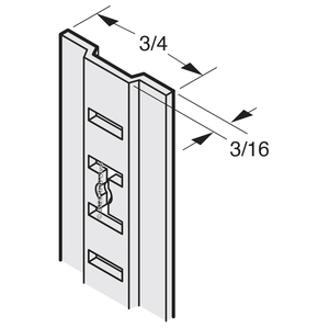 COMPONENT HARDWARE GROUP (CHG)T23 SERIES PILASTER, 6'