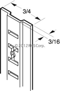 COMPONENT HARDWARE GROUP (CHG)T23 SERIES PILASTER, 6'