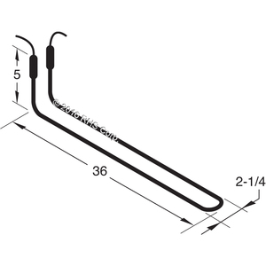 NORLAKEHEATER, DRAIN PAN, 230V, 800W