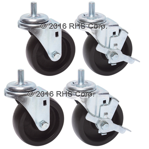 NORLAKECASTER, 5" KIT, SET OF 4EA