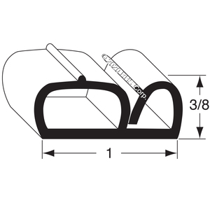 NORLAKEGASKET, 37-3/4" X 79-3/4", COMP -SV-