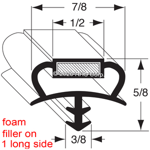 NORLAKEGASKET, 21-7/8" X 53" DART
