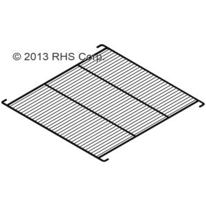NORLAKESHELF, 22" X 25-7/16", GRAY EPOXY