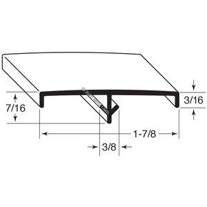 NORLAKEBREAKER STRIP, 23-1/2" TOP/BOTTOM