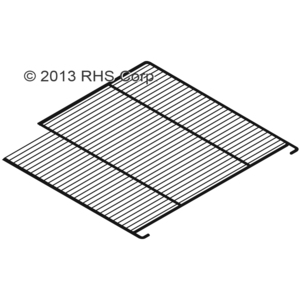 NORLAKESHELF, 24-1/2" X 25-1/2", RH, GRAY EPOXY