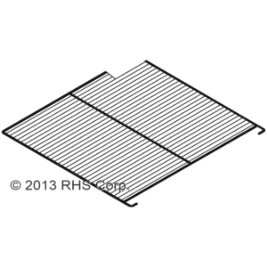 NORLAKESHELF, 23-1/4" X 25-1/2", GRAY EPOXY