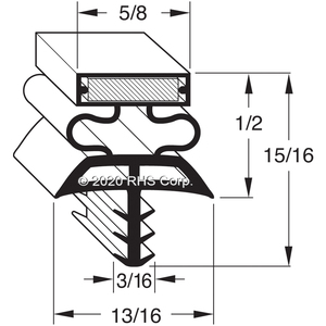 NORLAKEGASKET, 37-3/4" X 84-1/2", 3S