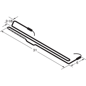 NORLAKEDEFROST HEATER, 230V, 1430W