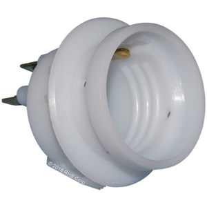 NORLAKESOCKET, WHITE PVC LAMP HOLDER