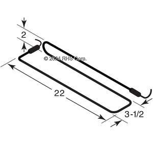 NORLAKEHEATER, EVAP PAN, 115V, 500W