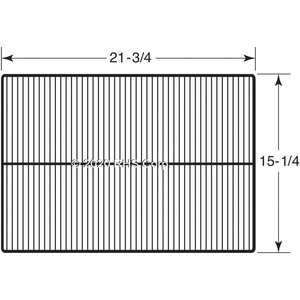 SILVER KINGSHELF, EXP 21-3/4 X 15-1/4 WHT