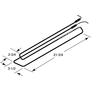 SILVER KINGDEFROST HEATER, 115V, 500W