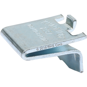 SILVER KINGSHELF CLIP, ZINC PLATED