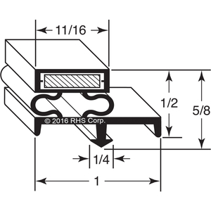 KAIRAKGASKET, 8-1/4" X 16-3/8" OD