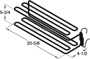 RHSDEFROST HEATER, 115V, 400W