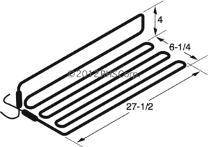 VICTORYDEFROST HEATER, 115V, 625W
