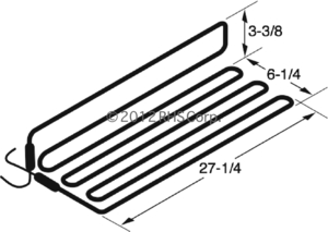 VICTORYDEFROST HEATER, 115V, 625W
